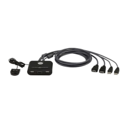 Aten 2-PORT USB Fhd HDMI Cable Kvm Switch