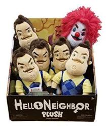 Hello Neighbor 10" Plush Toy Set Of All 6 Styles -complete Set