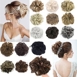 Messy Hair Bun Extensions Chignons Hair Hair Scrunchie Scrunchy Updo Hairpiece