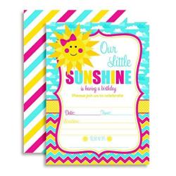 Amanda Creation Milk And Cookies Girl Birthday Party Fill In Invitations Set Of 20 With Envelopes