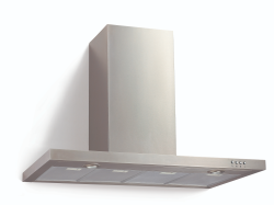 Falco 120CM Flat Type Chimney Extractor - Stainless Steel