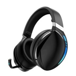 Wireless Noise Cancellation Low Latency Gaming Headphone With MIC - Black