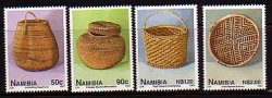 Namibian Basketry - Namibia - 1997 - Sacc183-186 Mnh
