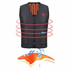 Shengruhua Electric Heated Vest Winter Warm Vest USB Charging Heated Vest For Men Women