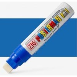 Zig Posterman Chalkboard Pen Big & Broad - Blue 15MM Tip