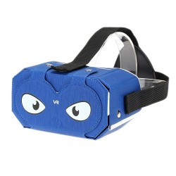 Diy Vr 2 Virtual Reality Glasses Diy Pu Leather Cardboard 3d Vr Box Glasses Headset Universal For An