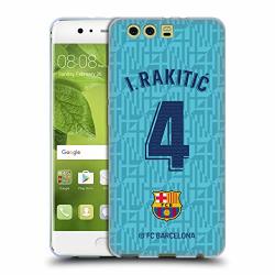 Official Fc Barcelona Ivan Rakitic 2019 20 Players Third Kit Group 2 Soft Gel Case Compatible For Huawei P10 Plus