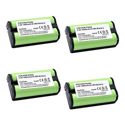 Masione 4 Pack 1600MAH Cordless Telephone Replacement Batteries For Panasonic HHR-P546A Compatible For Vtech 2430 2431 2433 2460 2461 2467 2480 2481 2489 2621