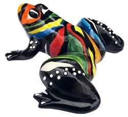 Mr. Rainbow Frog - Ceramic Frog Hand Painted In Spain