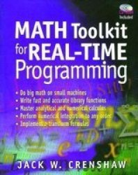 Math Toolkit For Real-time Programming Hardcover