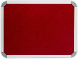 Info Board Aluminium Frame - 1500 900MM - Burgandy