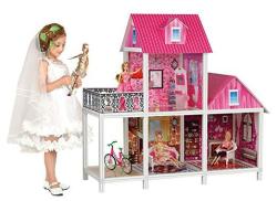 large plastic dollhouse