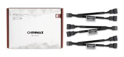 Noctua NA-SYC1 Chromax.black 4 Pin Y-cables For PC Fans Black