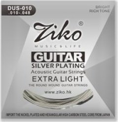 Silver Plating Light Acoustic Guitar Strings - DUS010