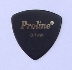 Proline Guitar Picks Black Medium - 0.7mm
