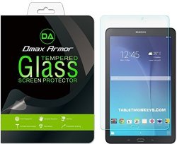 Dmax Armor 2-PACK For Samsung Galaxy Tab E 9.6 Inch galaxy Tab E Nook 9.6" Tempered Glass Screen Protector
