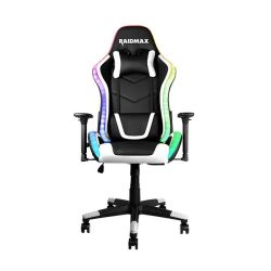 Raidmax DK925 Gaming Chair Argb Lighting - Black white