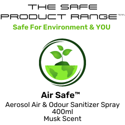 Air Safe Musk Scented Aerosol Freshener 400ML Can