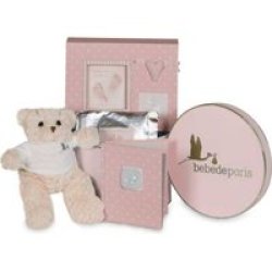BebedeParis Happy Memories Gift Hamper 0-6 Months in Pink