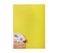 A4 Board 10 Sheet Bright Yellow