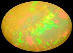 5.34CT Certified Opal Scintillating Multi-colour Fire