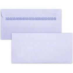 White Opaque Self Seal Envelopes - Open Long Side - Box Of 500