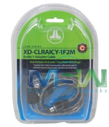 Jl Audio Twisted Pair Audio Y-adapter Cable - XD-CLRAICY-1F2M
