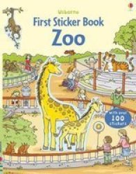 First Sticker Book Zoo Staple Bound