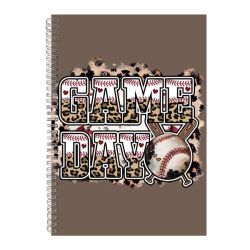 Game Day A4 Notebook Spiral And Lined Trendy Sports Graphic Notepad GIFT233