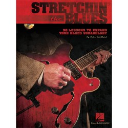 Hal Leonard Stretchin" The Blues - Instructional Guitar Book cd By Duke Robillar