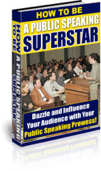 How To Be A Public Speaking Superstar - Including Master Re Rights