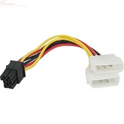 Molex To 6 Pin Power Converter For Graphics Card