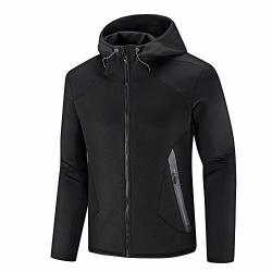 NIUDI Women’s Athletic Jacket Double Zip-Up Hoodies Windbreaker Air Layer Structure Sweatshirt for Running Slim Fit 
