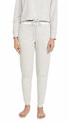 Calvin Klein Women's Ck One French Terry Jogger Sweatpant Grey Heather L