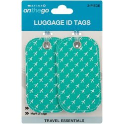 On The Go Luggage Id Tag Set Of 2