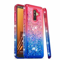 Nexcurio Glitter Silicone Case For Samsung Galaxy A6+ A6 Plus 2018 Shockproof Anti-scratch Shock Absorption Protective Cover Case For Galaxy A6+ 2018 - NEYBO490090 2