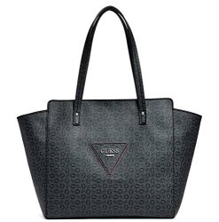Guess Women's Liberate Large Tote Bag Handbag Black