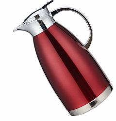 Yuebaobei Stainless Steel Double Walled Vacuum Insulated Coffee Jug Thermal Carafe Juice Milk 24 Hrs Heat&cold Retention Thermos Jug For Coffee Stainless Steel 2.3L B