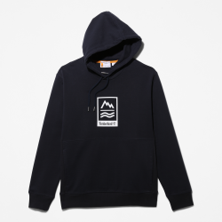 Mountains-to-rivers Hoodie For Men In Navy - XXL Navy
