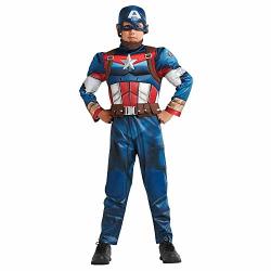 MARVEL Captain America Costume For Kids Size 4 Blue