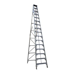 16 Step Heavy Duty Sided A-frame Aluminium Ladder
