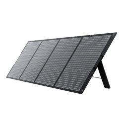 GIZZU 110W Universal Rugged Solar Panel Black