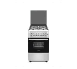 Ferre Freestanding 50CM 4 Gas Plates Cast Iron Electric Oven Stainless Steel
