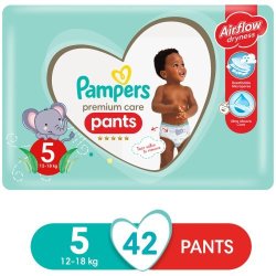 Pampers Premium Care Pants Value Pack Size 5 42S