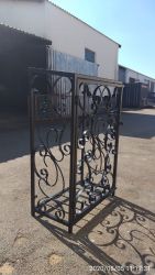 Steel Gas Cage Double 2 X 19KG -decorative Wrought Iron
