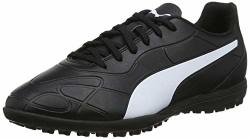 Puma Men's Monarch Tt Football Boots Black White 9.5