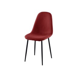 MLM-180906 Fabric Dining Chair - Red