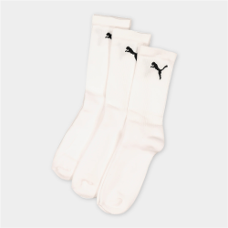 Puma Unisex 3-PACK Tennis White Socks
