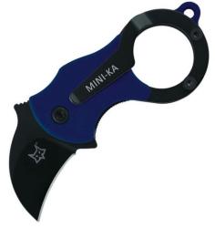 Fox Mini-ka Karambit FX-535BLB Folding Knife Blue