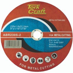 Tork Craft Cutting Disc Steel And Ss 230X1.6X22.22MM
